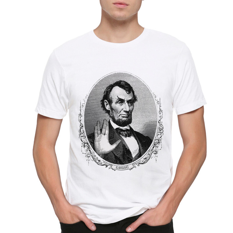 

Футболка мужская Dream Shirts Авраам Линкольн 9899133222 белая M, Авраам Линкольн 9899133222