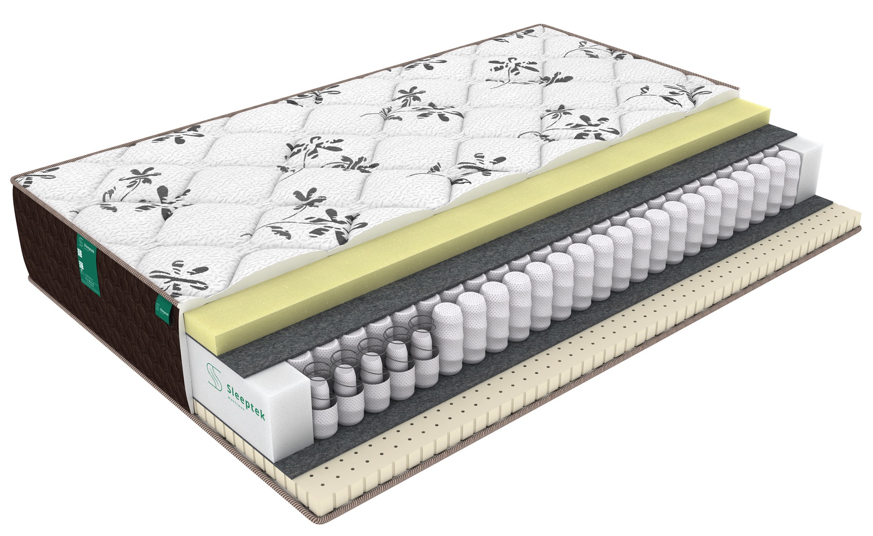 

Матрас пружинный SLEEPTEK Duplex Memo Latex 110х190, высота 22 см., Двусторонний с одинако