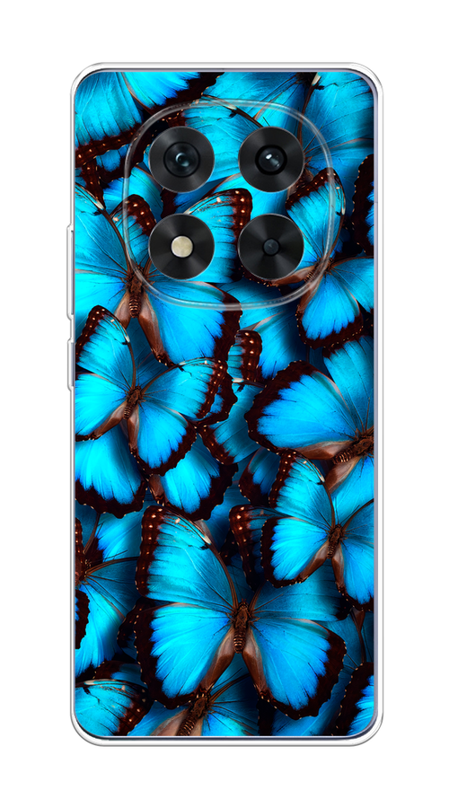 

Чехол на Xiaomi Redmi Note 14 Pro 5G "Тропическая бабочка 2", Голубой;черный, 323950-1