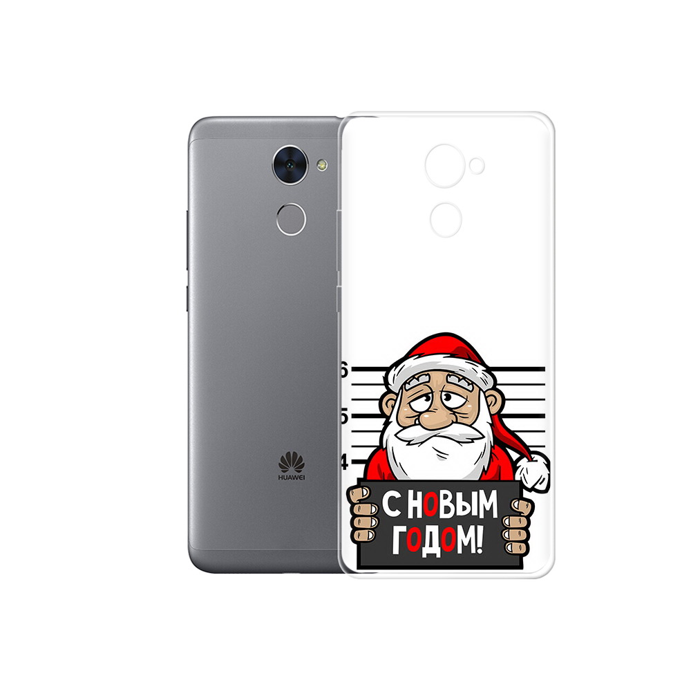 

Чехол MyPads Tocco для Huawei Enjoy 7 Plus ДМ с новым годом заключенный (PT74186.70.59), Прозрачный, Tocco