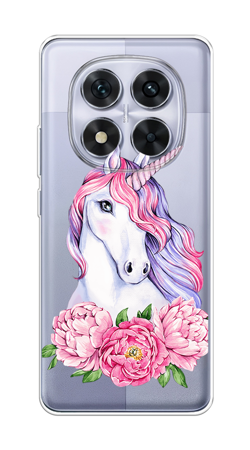 

Чехол на Xiaomi Redmi Note 14 Pro 5G "Единорог с пионами", Розовый;белый;зеленый, 323950-1