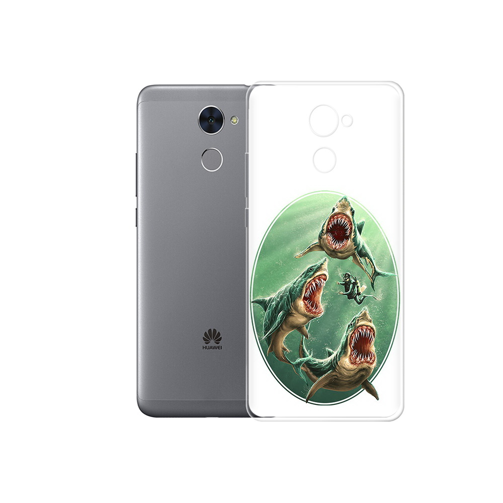 

Чехол MyPads Tocco для Huawei Enjoy 7 Plus синяя бездна (PT74186.70.600), Прозрачный, Tocco