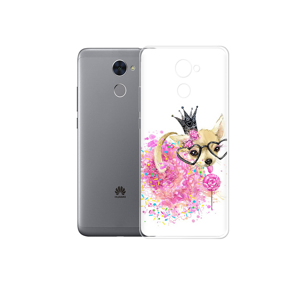 

Чехол MyPads Tocco для Huawei Enjoy 7 Plus сладкая принцесса (PT74186.70.606), Прозрачный, Tocco