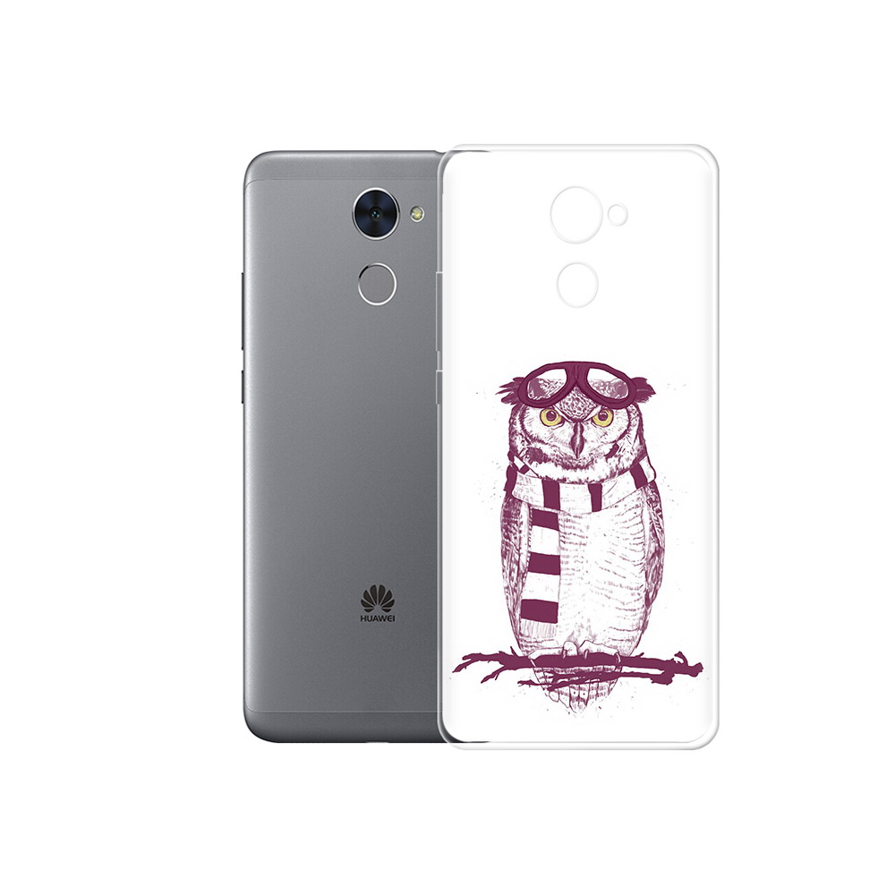 Чехол MyPads Tocco для Huawei Enjoy 7 Plus сова-летчик (PT74186.70.612)