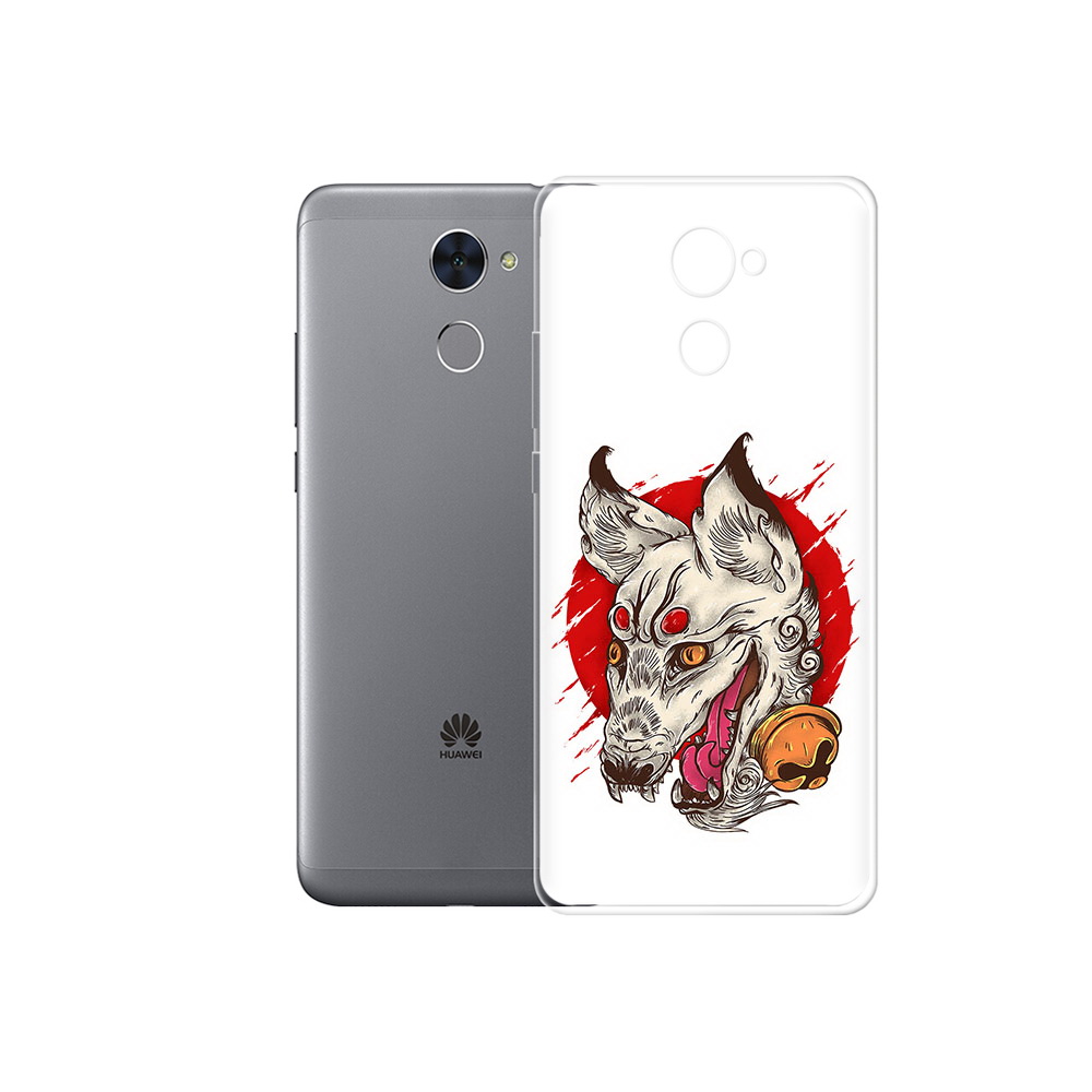 

Чехол MyPads Tocco для Huawei Enjoy 7 Plus страшная собака (PT74186.70.627), Прозрачный, Tocco