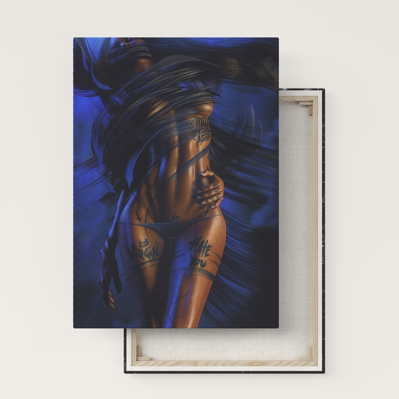 

Картина Red Panda Девушка - Фатализм 40х60