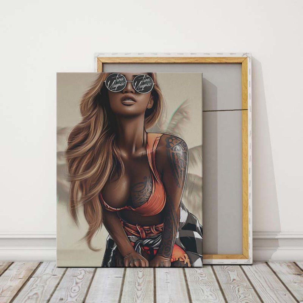 

Картина Red Panda Девушка На Стиле 40х60