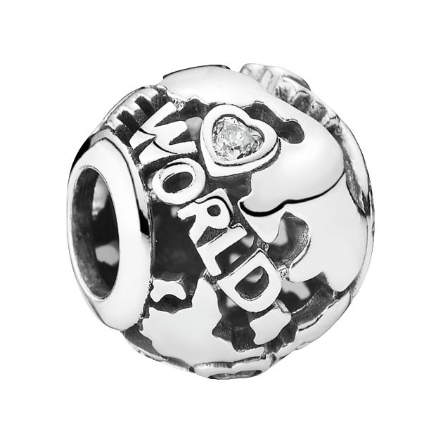

Шарм из серебра с фианитом Pandora 791718CZ, 791718CZ