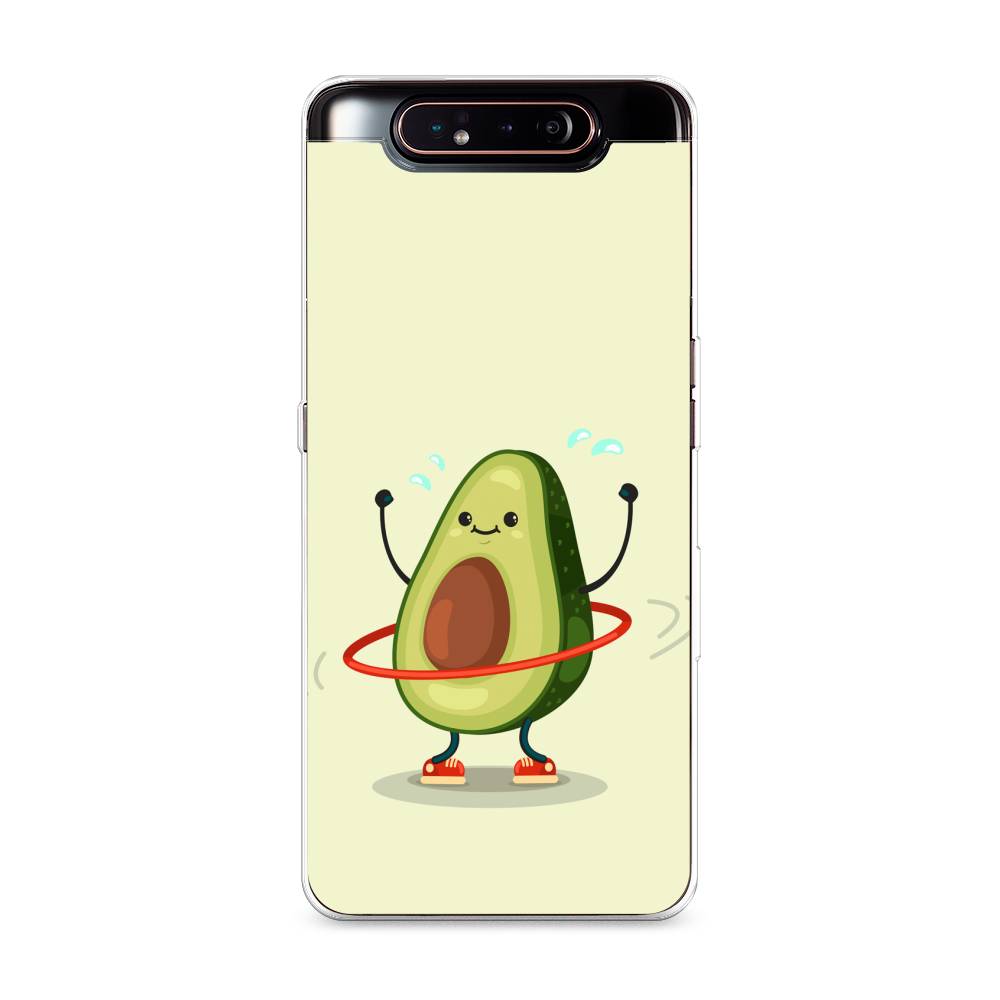 

Чехол Awog на Samsung Galaxy A80 "Авокадо с обручем", Разноцветный, 28350-10