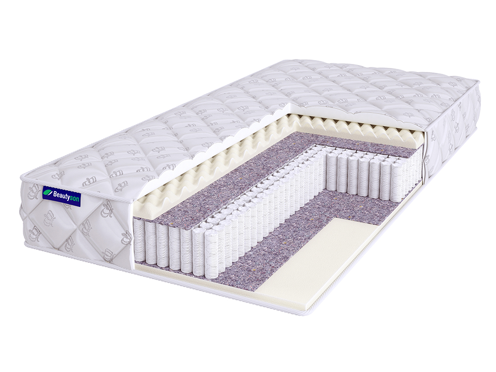 

Матрас Beautyson Roll Spring Soft Massage S1200, 180х155, 19 см, пружинный, Белый, Roll Spring Soft Massage S1200