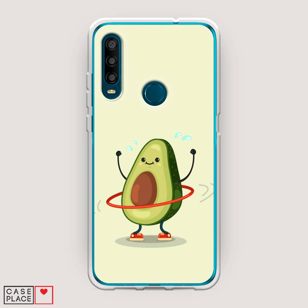 

Чехол Awog на Alcatel 1SE (2020) / Алкатель 1SE (2020) "Авокадо с обручем", Разноцветный, 171250-10