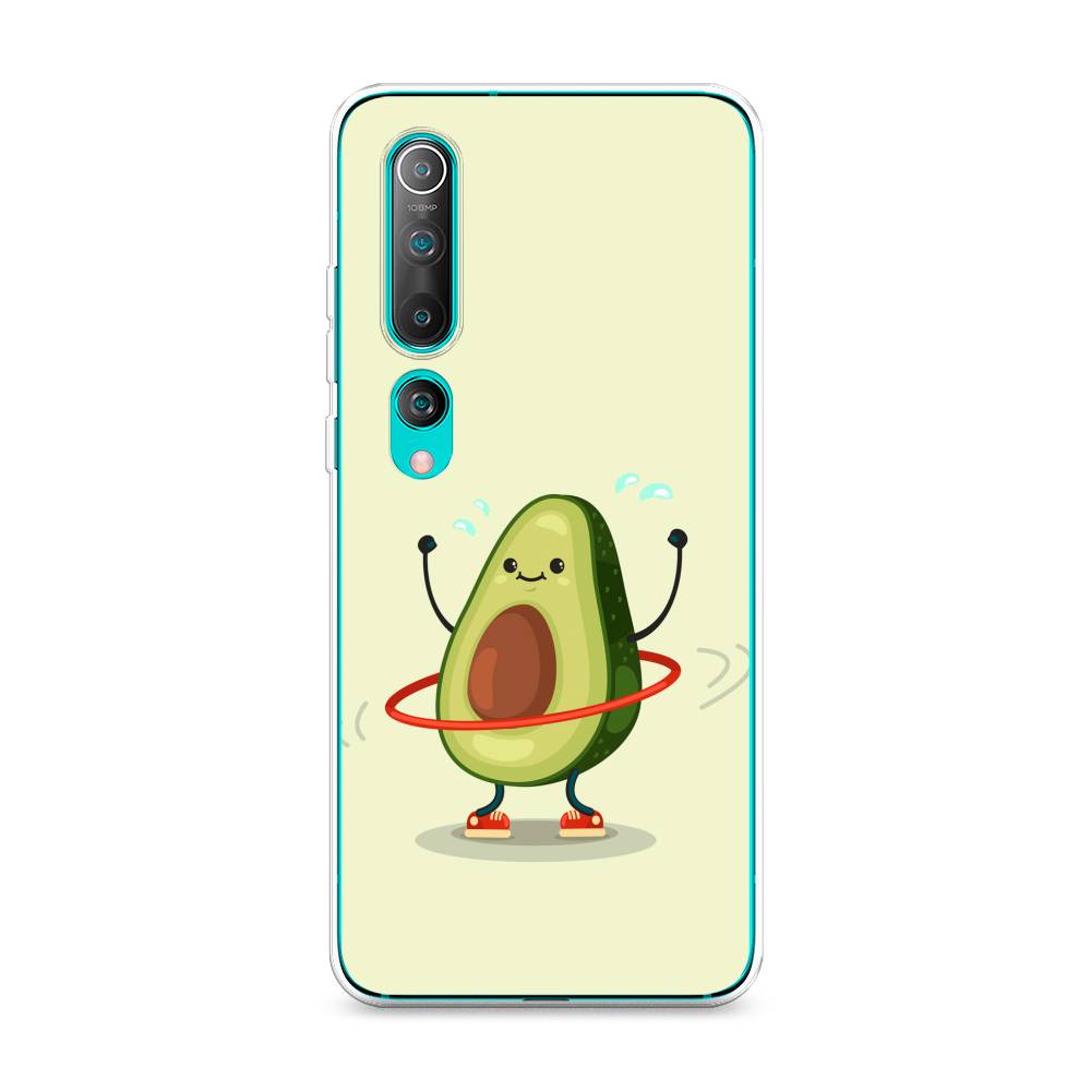 

Чехол Awog на Xiaomi Mi 10 "Авокадо с обручем", Разноцветный, 37550-10