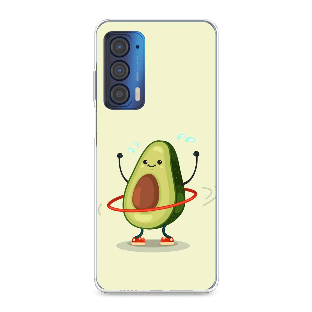 

Чехол Awog на Motorola Edge (2021) "Авокадо с обручем", Разноцветный, 242950-10