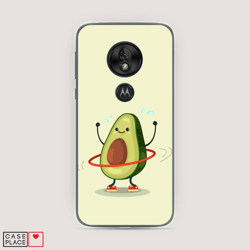 фото Чехол awog "авокадо с обручем" для motorola moto g7 play