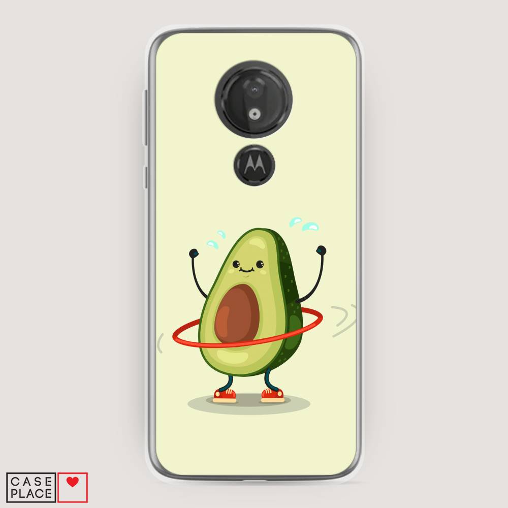 

Чехол Awog на Motorola Moto G7 Power / Моторола Мото G7 Power "Авокадо с обручем", Разноцветный, 241350-10