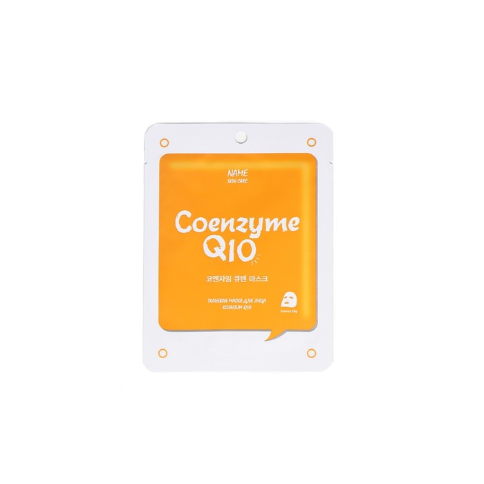 

Тканевая маска для лица Коэнзим Q10 NAME SKIN CARE, 22 гр 3 шт