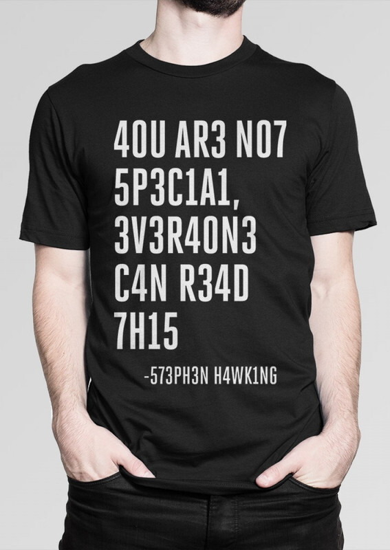

Футболка мужская Dream Shirts Стивен Хокинг черная XS, Черный, Стивен Хокинг