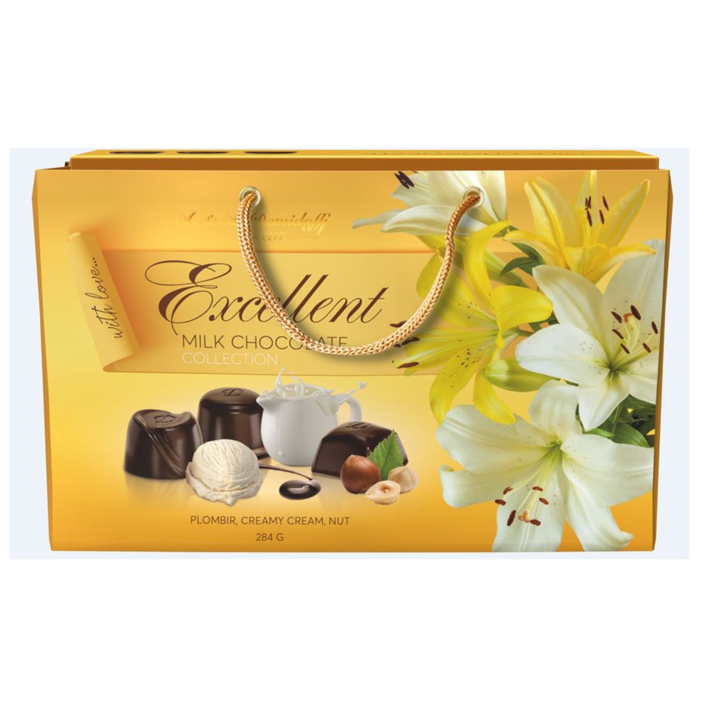 Набор конфет A.&A. Demidoff Excellent Milk Chocolate ассорти 284 г