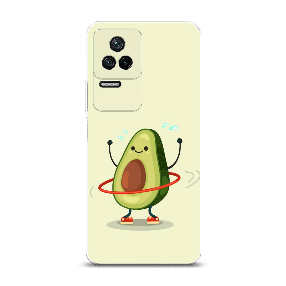 

Чехол Awog на Xiaomi Redmi K40S "Авокадо с обручем", Разноцветный, 314650-10