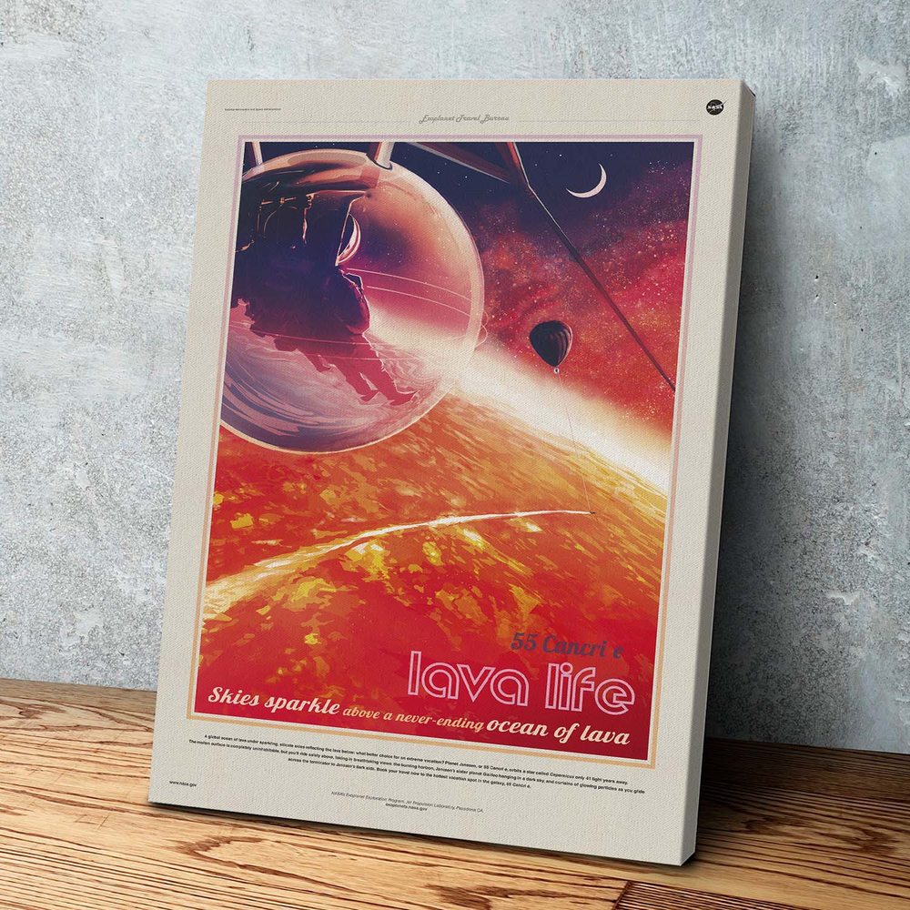 

Картина Red Panda NASA lava life40х60