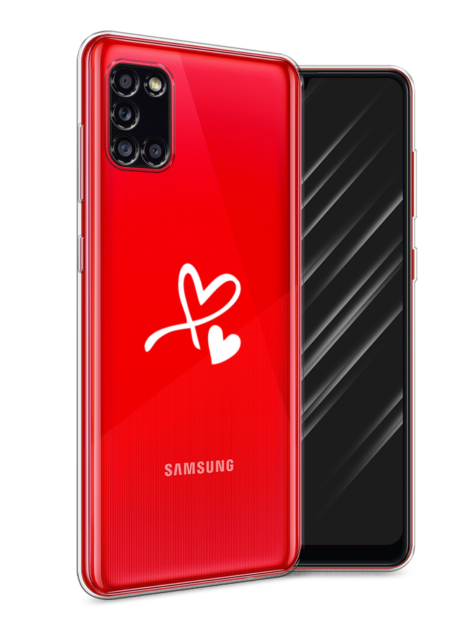 

Чехол Awog на Samsung Galaxy A31 / Самсунг A31 "Сердечко минимализм", Разноцветный, 2100350-6