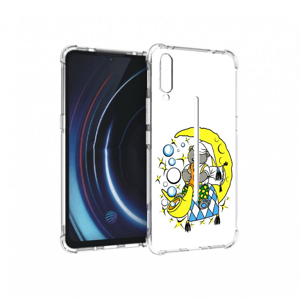

Чехол MyPads Tocco для Vivo iQOO Сырная луна (PT226955.389.167), Прозрачный, Tocco