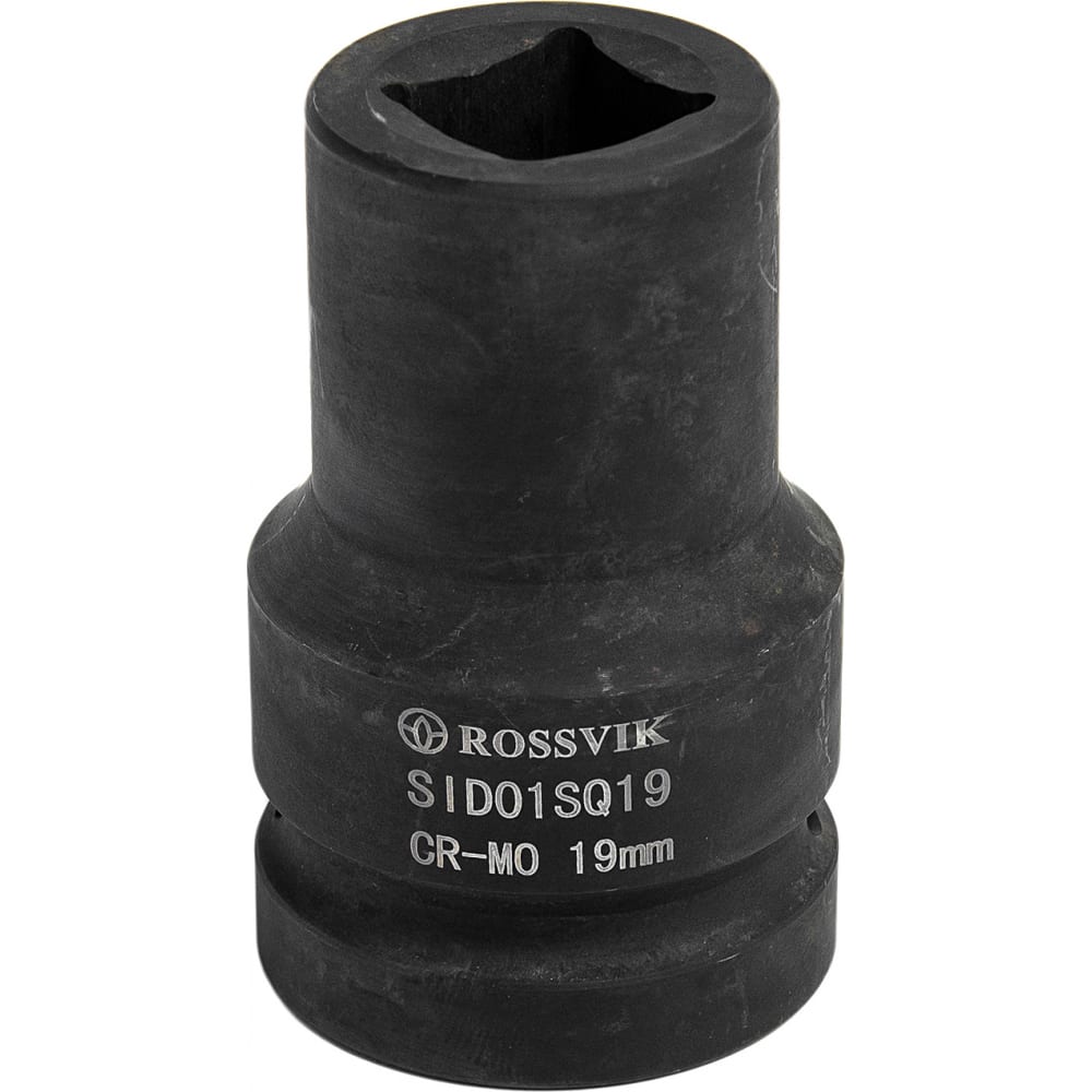 

Rossvik Головка торцевая ударная четырехгранная , 1", 19мм, L-80мм SID01SQ19