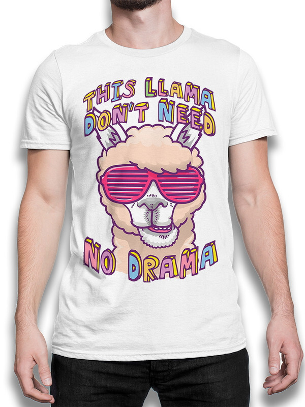 

Футболка мужская Dream Shirts Лама Драма белая XL, Лама Драма