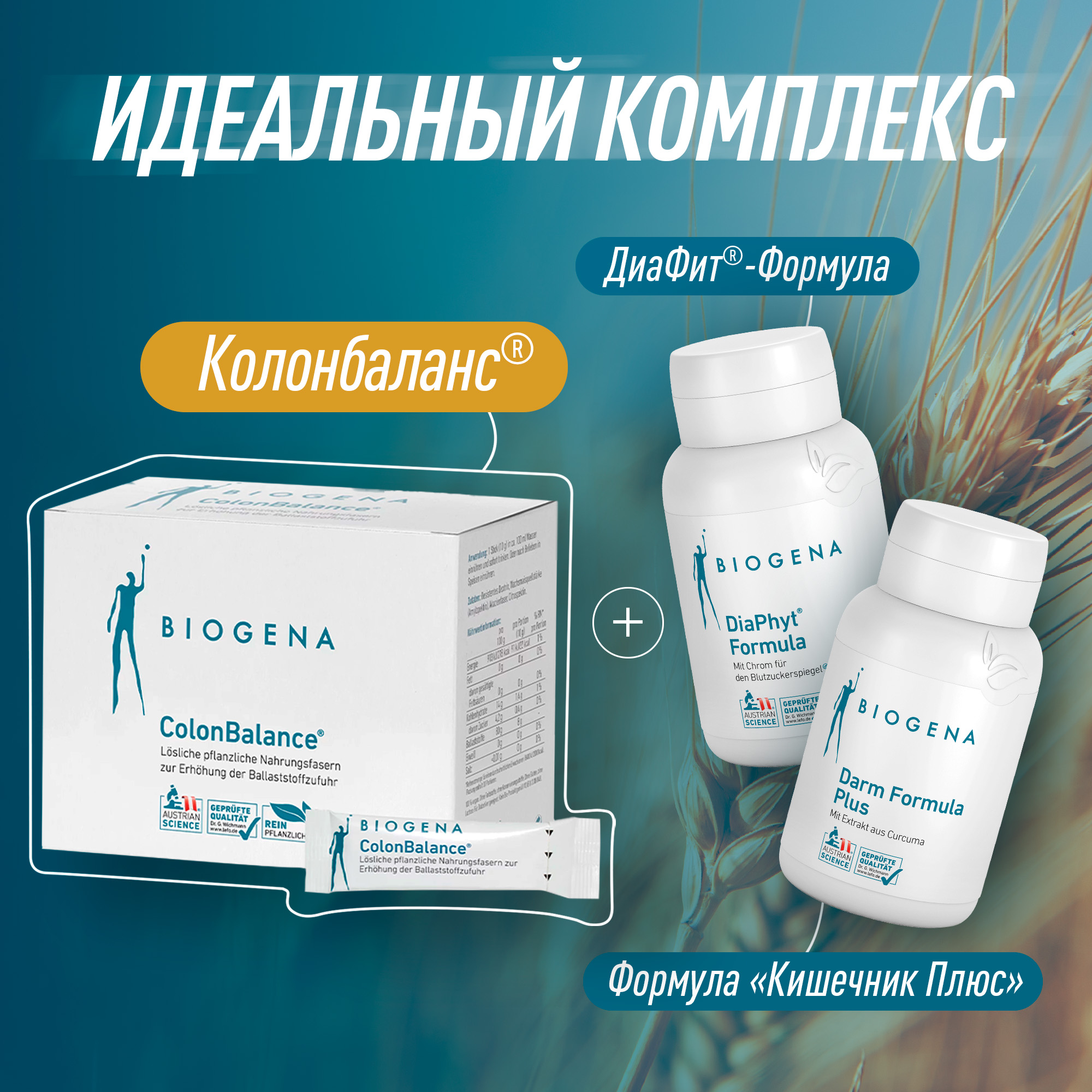 Клетчатка Biogena Колонбаланс стики: , 300 г 600021618516