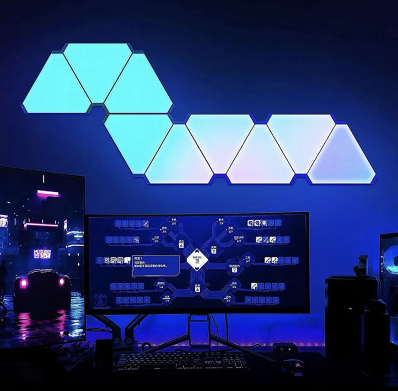 

Cветильник Triangle Gaming Lights 5491787159 модульный RGB