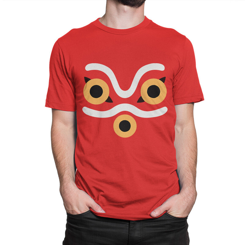 

Футболка мужская Dream Shirts Принцесса Мононоке 9899136222 красная L, Принцесса Мононоке 9899136222