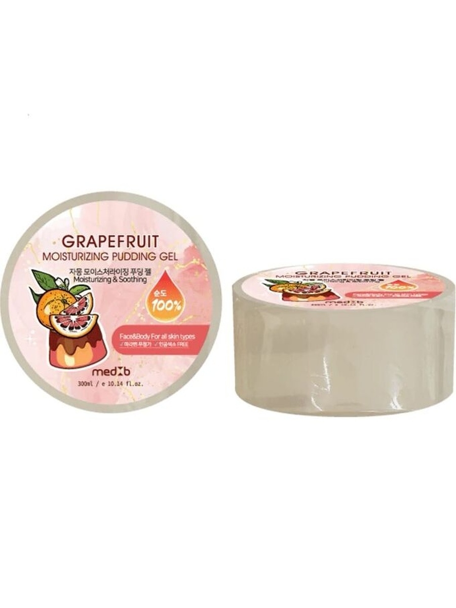 Гель для тела и лица Med B Grapefruit Moisturizing Pudding заживляющий 300 мл