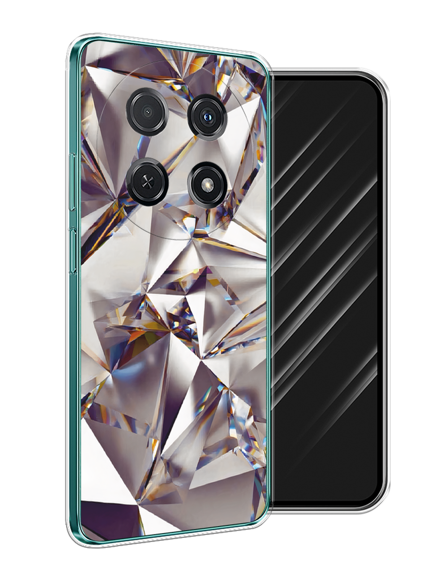 

Чехол Awog на Huawei Nova 12i "Бриллианты", Серебристый;бежевый, 6123950-1