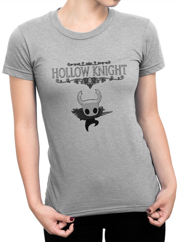 фото Футболка женская design heroes игра hollow knight серая 2xl