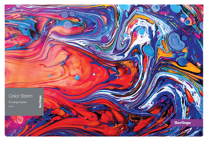 

Папка-конверт Berlingo Color Storm 299327, Разноцветный, 900-312