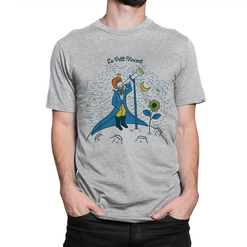 

Футболка мужская Dream Shirts Маленький Винсент Ван Гог 9899144222 серая XS, Маленький Винсент Ван Гог 9899144222