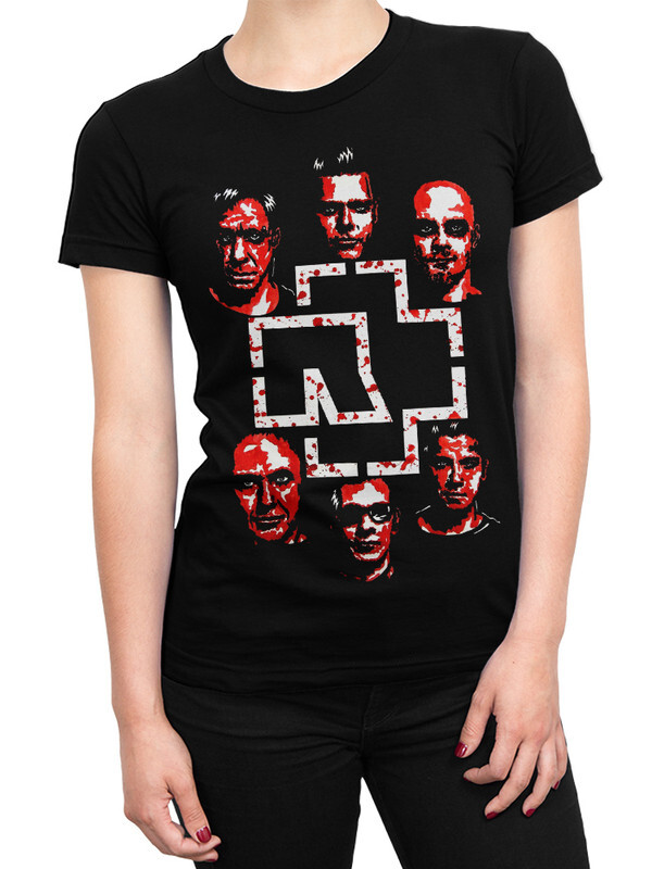 

Футболка женская Design Heroes Rammstein - Рамштайн черная 2XL, Rammstein - Рамштайн