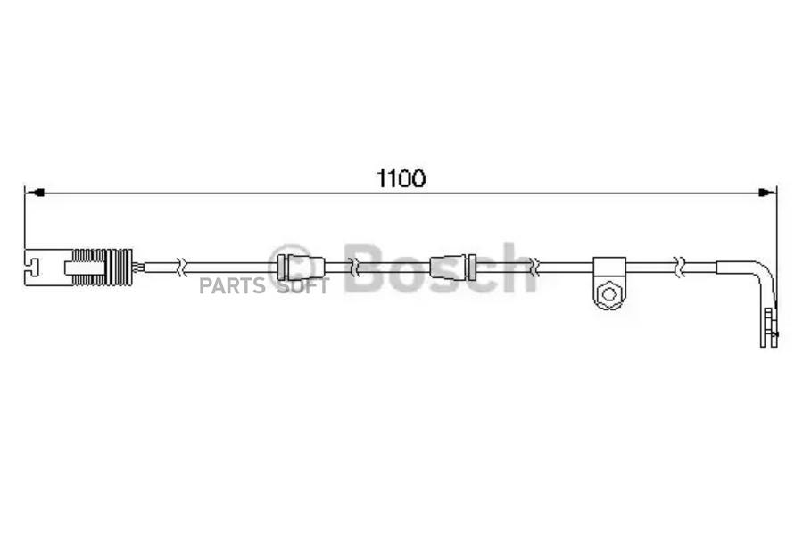 BOSCH Датчик износа колодок  BOSCH 1987474942