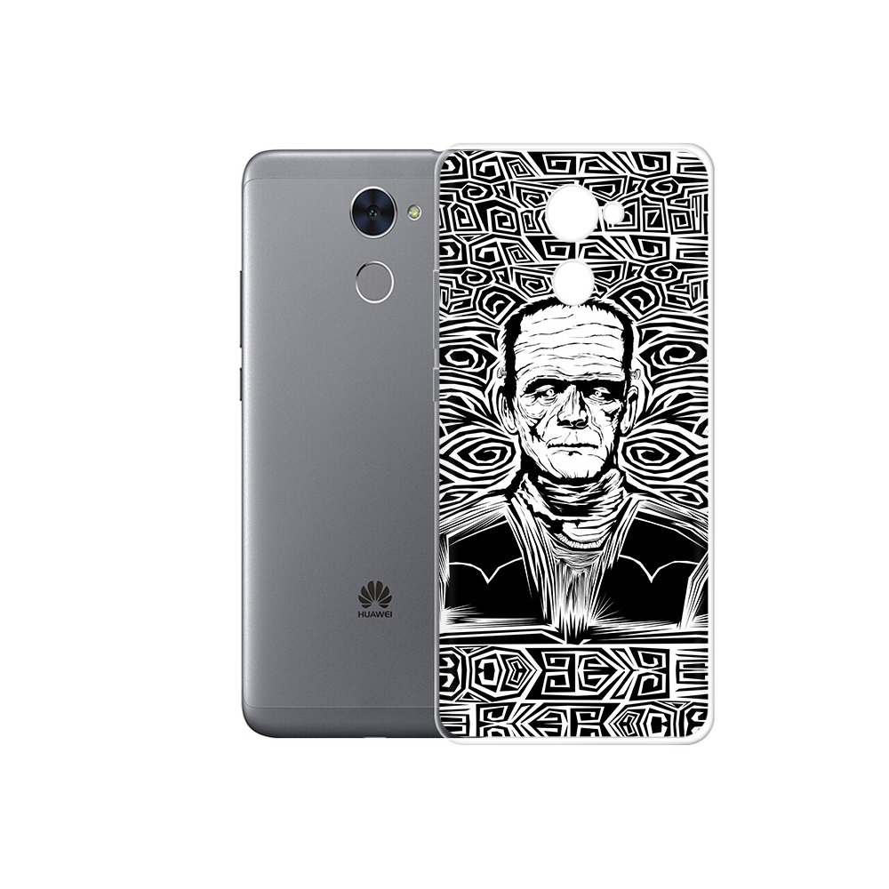 

Чехол MyPads Tocco для Huawei Enjoy 7 Plus франкенштейн черно белый (PT74186.70.661), Прозрачный, Tocco