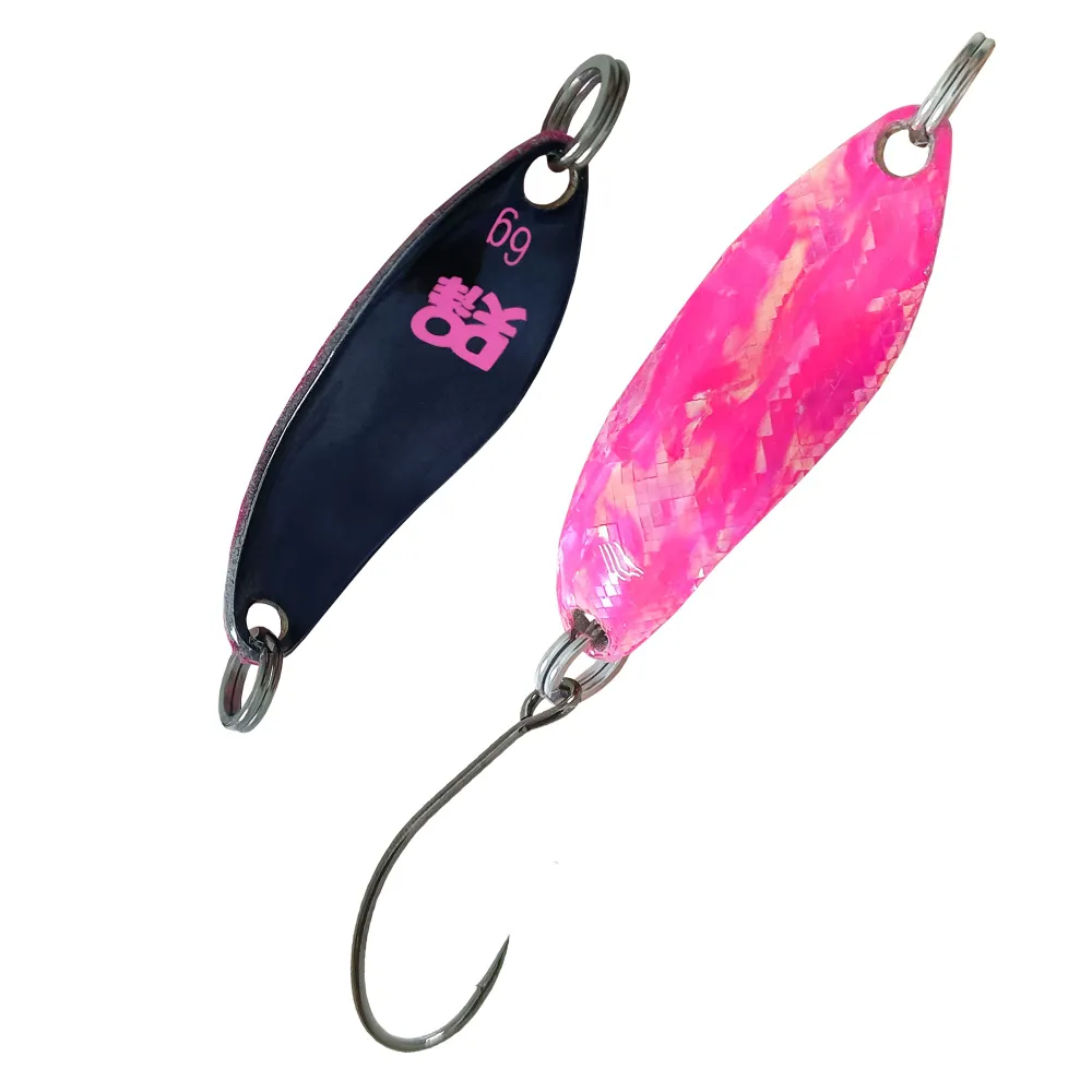 

Блесна зимняя колеблющаяся D-Ocean Micky Shell Pink Black 6g цвет 310, Micky Shell