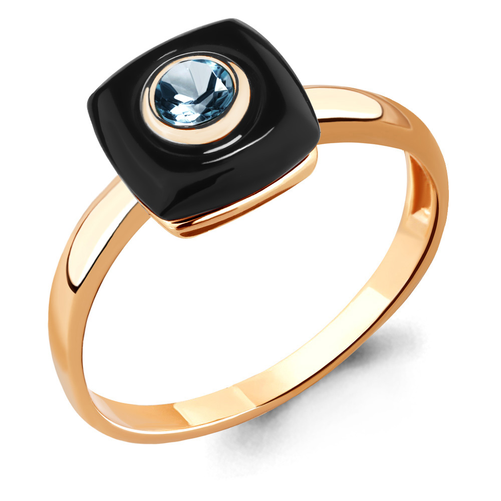 

Кольцо из серебра с топазом р.  Aquamarine 6910808_925_з, 6910808_925_з