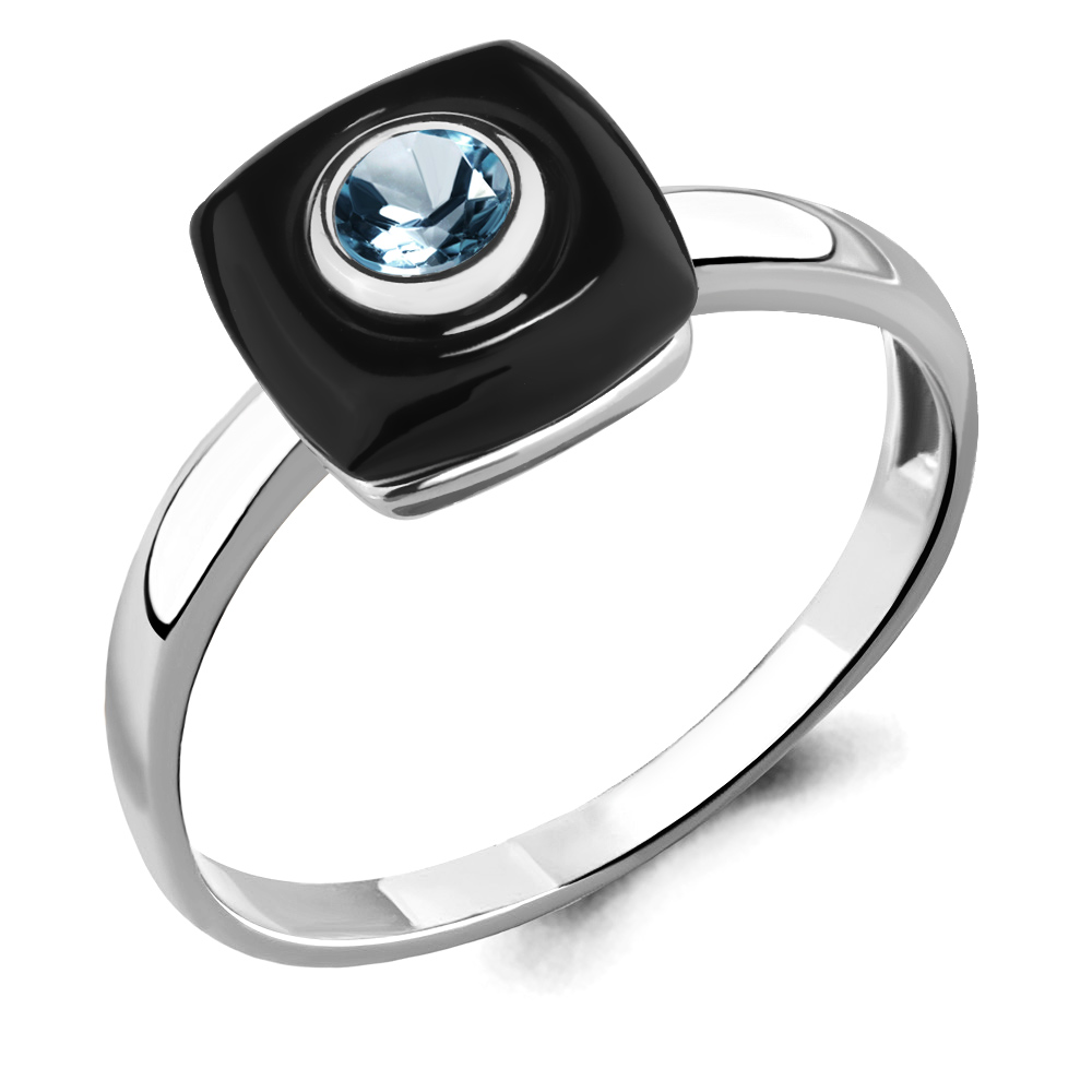 

Кольцо из серебра с топазом р.  Aquamarine 6910808_925_р, 6910808_925_р