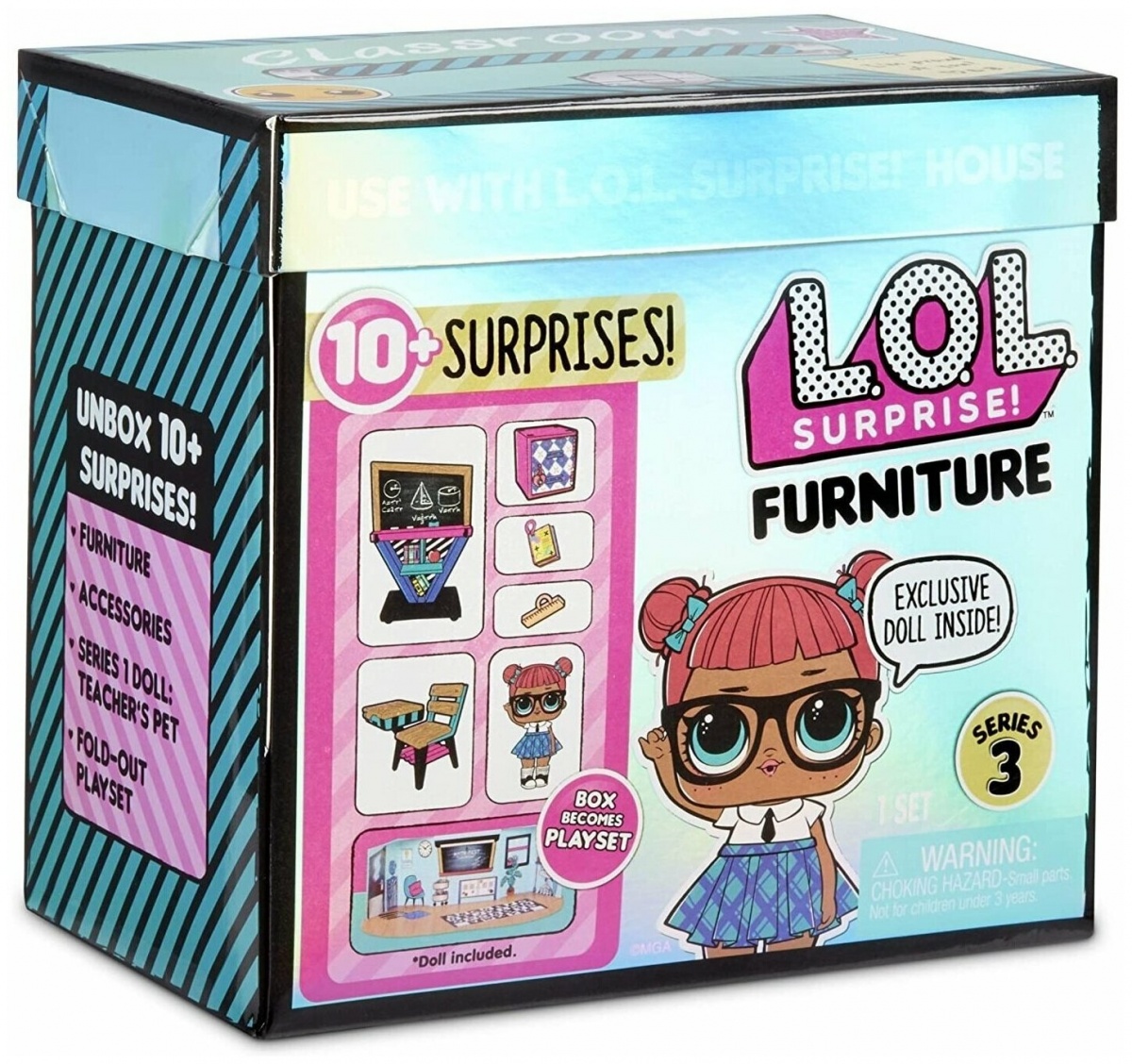 Игровой набор L.O.L. Surprise! Furniture Серия 3 Classroom with Teachers Школьный класс