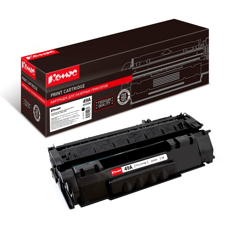 Картридж для лазерного принтера Комус 49A Q5949А (Q5949A) черный, совместимый