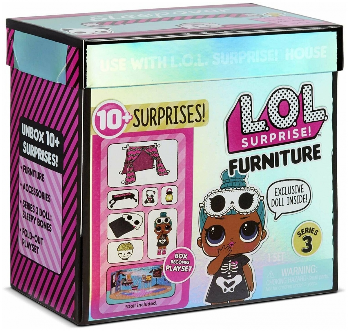 

Игровой набор L.O.L. Surprise! Furniture Серия 3 Sleepy Bones 570035 Спальня