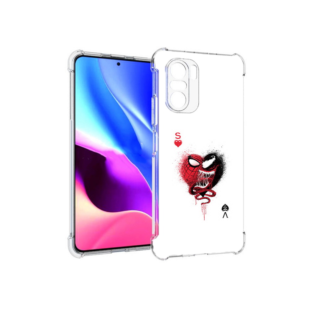 

Чехол MyPads Tocco для Xiaomi Redmi K40 Веном (PT158239.260.41), Прозрачный, Tocco
