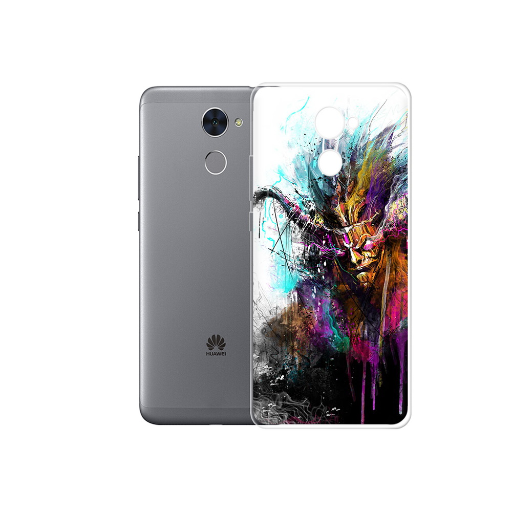 

Чехол MyPads Tocco для Huawei Enjoy 7 Plus яркий дьявол (PT74186.70.709), Прозрачный, Tocco