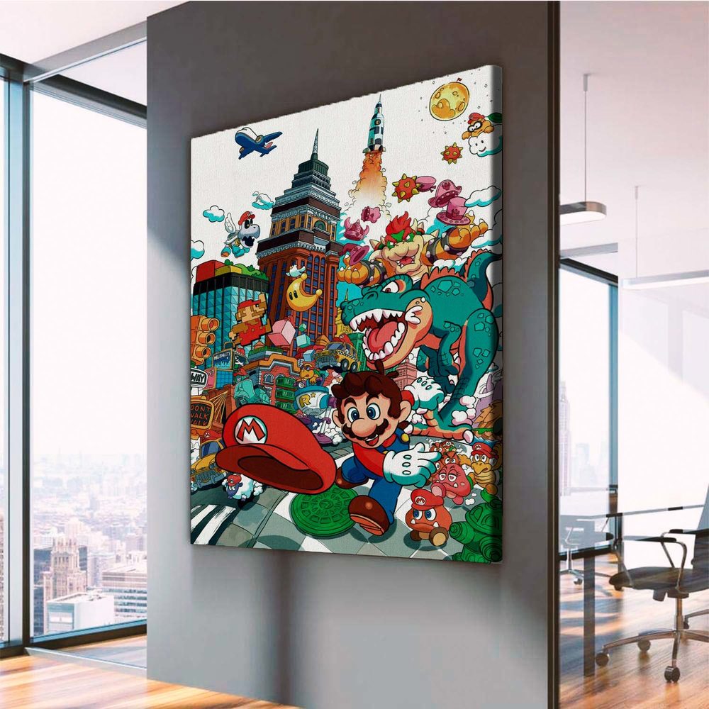 

Картина Red Panda Супермариоленд40х60