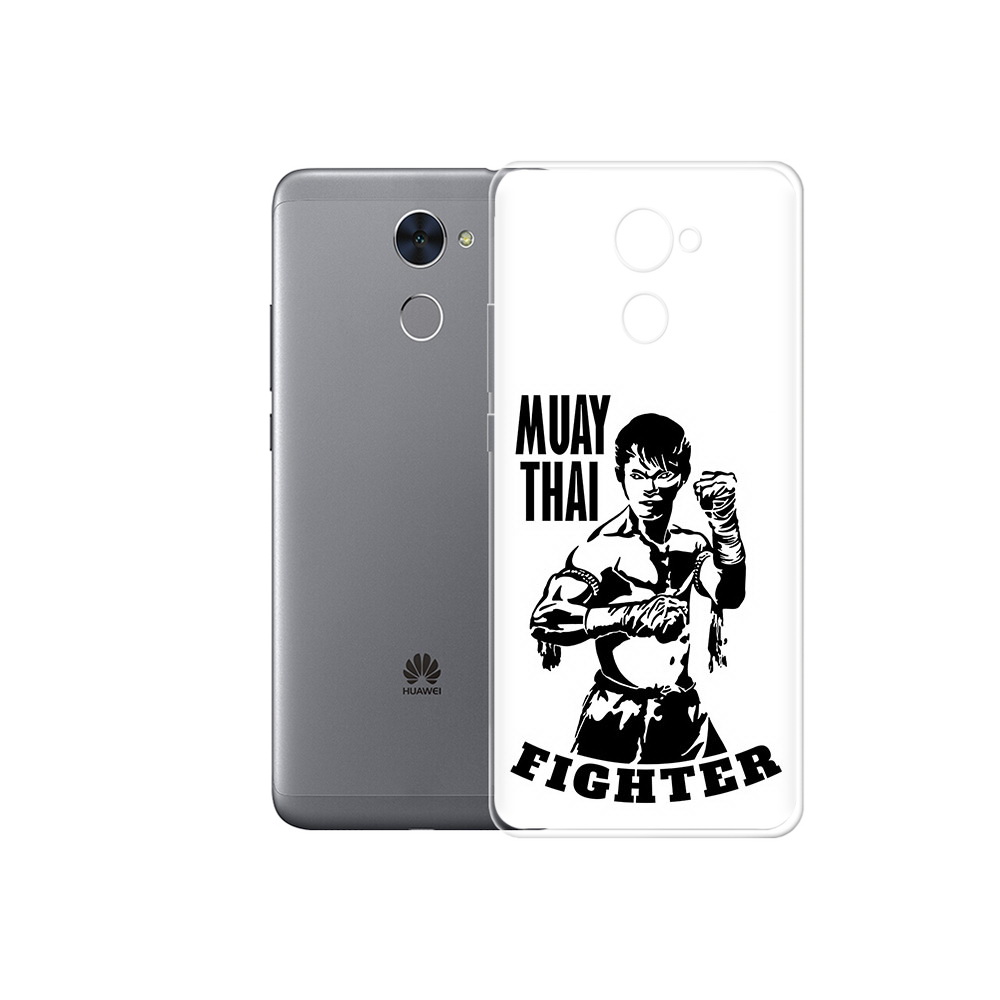 

Чехол MyPads Tocco для Huawei Enjoy 7 Plus Единоборства муайтай (PT74186.70.76), Прозрачный, Tocco
