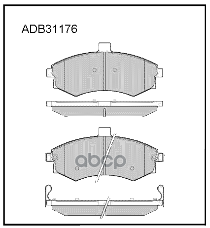 

Тормозные колодки ALLIED NIPPON передние ADB31176